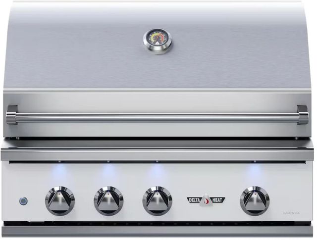 Delta Heat 3-Burner White Built-In Natural Gas Grill-0