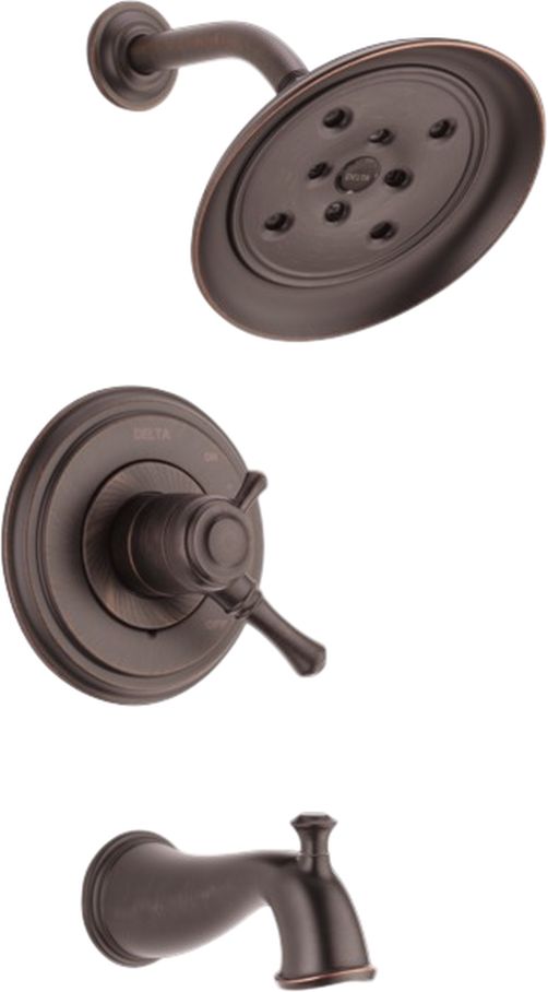 Delta Cassidy® Monitor® 17 Series Venetian Bronze H2Okinetic® Tub and Shower-0