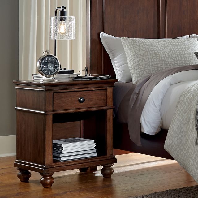 aspenhome® Oxford Whiskey Brown Nightstand-1