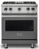 Viking® 5 Series 30" Damascus Gray Pro Style Gas Range-0