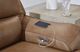 Signature Design by Ashley® Silverbrooke 6-Piece Caramel Power Reclining Curved Sectional with Storage Console-4