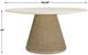 Uttermost® Cardoso Cerused Wheat/White Concrete/Wicker Indoor-Outdoor Dining Table-2