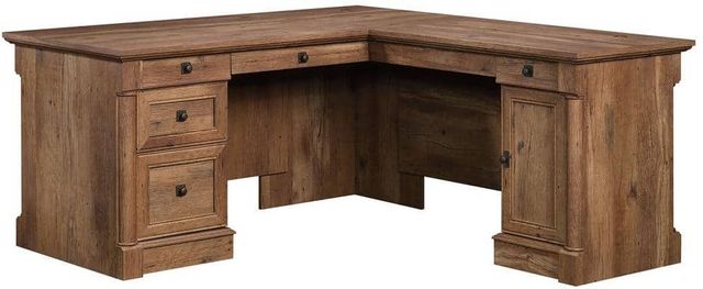 Sauder® Palladia® Vintage Oak® L-Shaped Desk