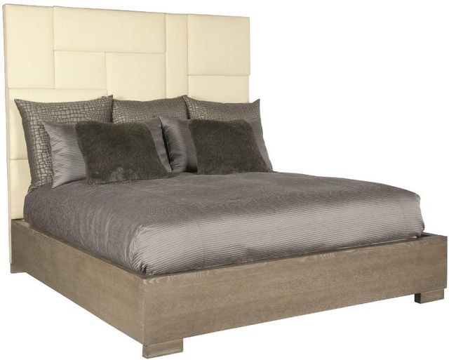 Bernhardt Mosaic Dark Taupe Upholstered Bed-0