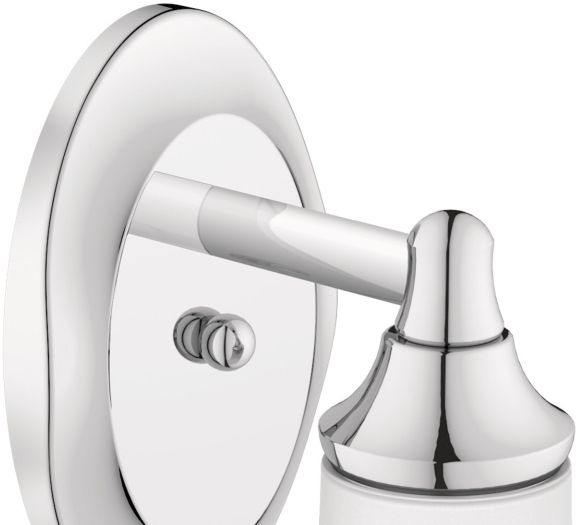 Moen® Eva™ Chrome One Globe Bath Light-1