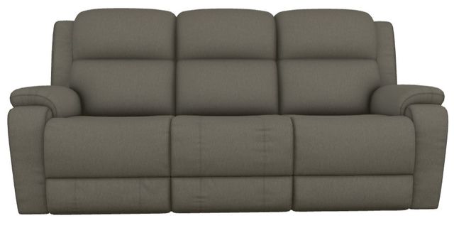 La-Z-Boy® Dorian Smoke Manual Reclining Sofa-1