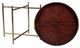 Furniture Classics Murphy Brown Tray Table with Gold Base-4