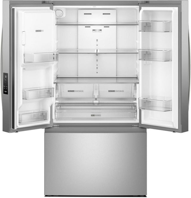 Whirlpool® 36" 29.6 Cu. Ft. Fingerprint Resistant Stainless Steel French Door Refrigerator with In-Door Water Dispenser-1