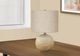 Monarch Specialties Inc. 20"H Beige Concrete Table Lamp-4