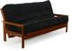 Night & Day Furniture™ Albany Black Walnut Full Moon Glider Futon-0