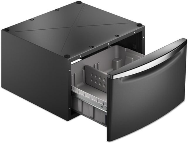 Piédestal pour buanderie Whirlpool® de 27" L x 15,5 " H - Noir volcan-1
