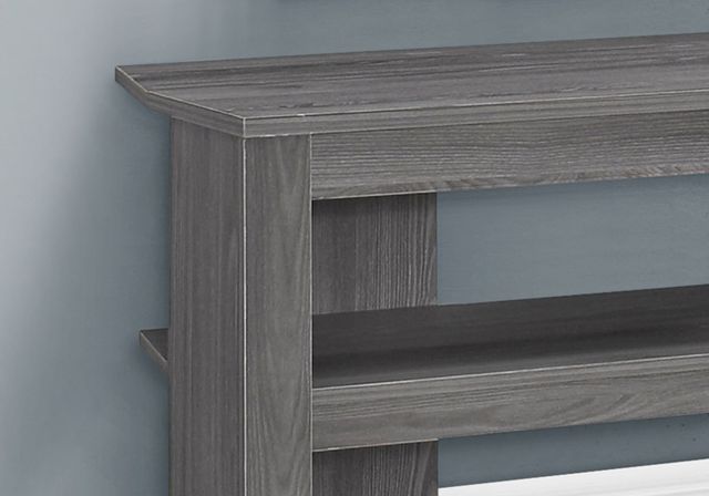 Monarch Specialties Inc. Grey Corner TV Stand-3