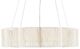 Currey & Company Ancroft White/Contemporary Silver Leaf Chandelier-1