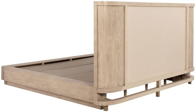 Coaster® Kailani Beige Queen Wingback Panel Bed -2