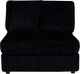 Coaster® Blaine Black Upholstered Armless Chair-3