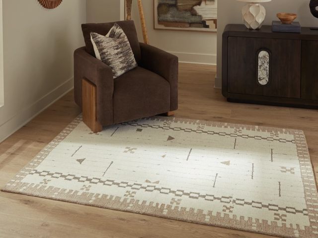 Signature Design by Ashley® Dot Brown/Cream/Taupe 5'x7' Area Rug-3