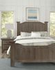 Vaughan-Bassett Sawmill Saddle Gray Queen Arch Bed-3
