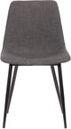 Armen Living Monte Black/Charcoal Dining Side Chair-4