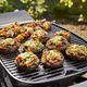 Weber® Q 1200N 1-Burner Sky Blue Tabletop Liquid Propane Grill-5