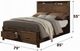 ACME Furniture Merrilee Oak Eastern King Panel Bed-2