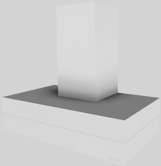 Vent-A-Hood® 36" White Contemporary Wall Mounted Range Hood-3