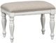 Liberty Furniture Magnolia Manor Antique White/Taupe Accent Bench-0