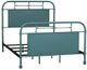 Liberty Furniture Vintage Series Robin's Egg Blue Full Youth Metal Bed-1