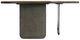 Bernhardt Melba Bernhardt Living Puma 36" Cocktail Table with Graphite Base-4