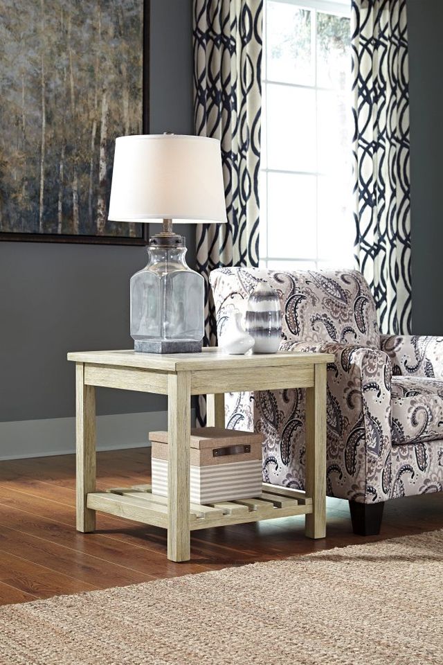 Signature Design by Ashley® Veldar Whitewash End Table-3