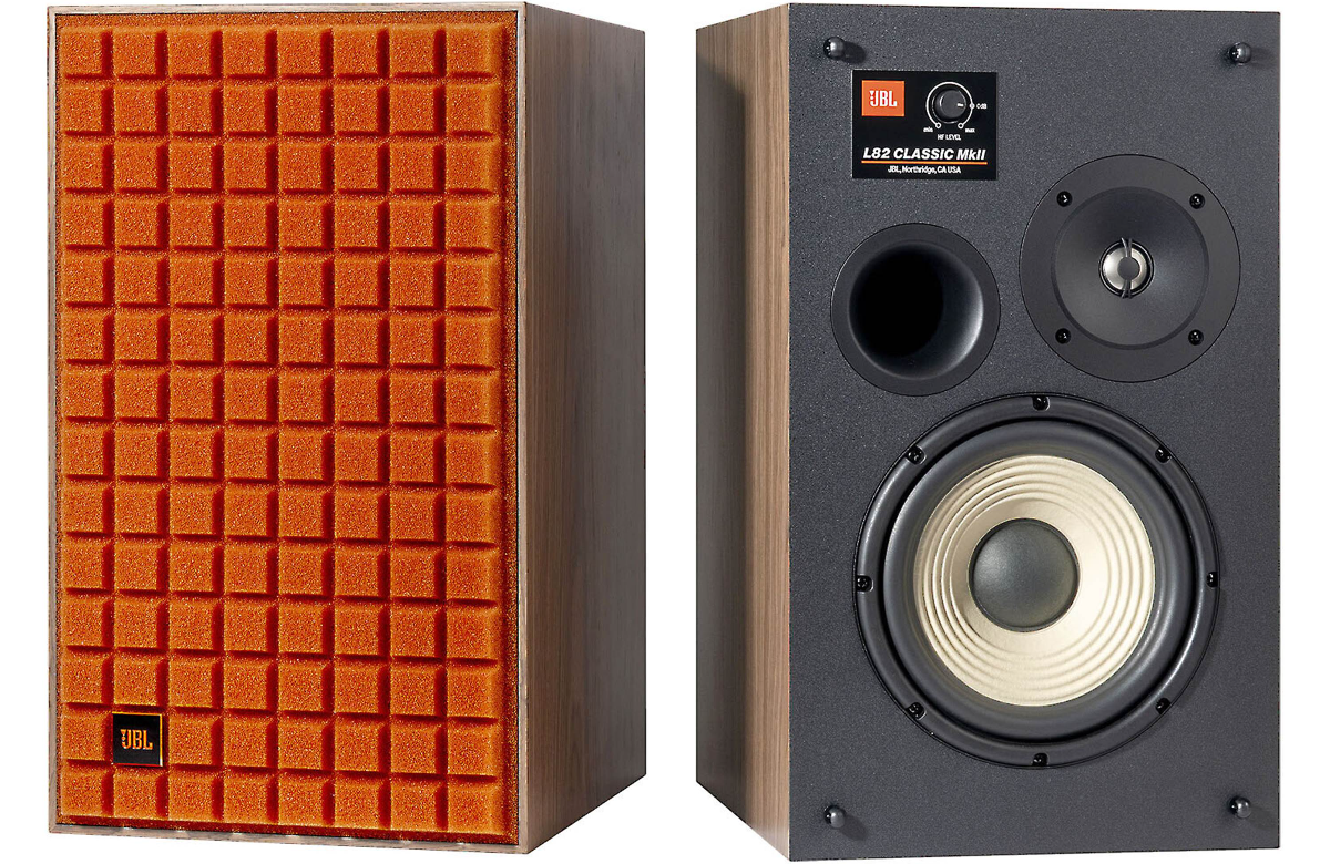 未使用　JBL L82 Classic フロントグリル　オレンジ　ペア JBL® L82 Classic MkII - Bookshelf Speakers (Orange Grilles