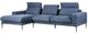 VIG Furniture Divani Casa Corwith 2-Piece Blue Left-Arm Facing Sofa Sectional and Chaise-1