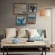 Olliix by Madison Park Seascape 4 Pieces Gel Coat Framed Canvas Set-5