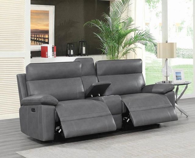 Coaster® Albany Motion 3 Piece Gray Theater Seating-2