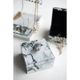 A & B Home Black/White 6" Marbled Jewelry Case-1