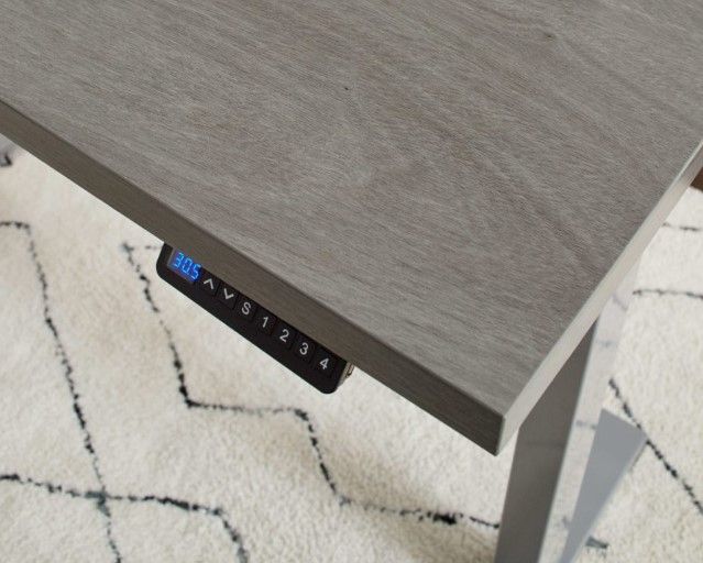 Martin Furniture Gray Electric Sit/Stand Desk-1