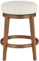 Homelegance® Lily Brown/White Swivel Counter Stool-2