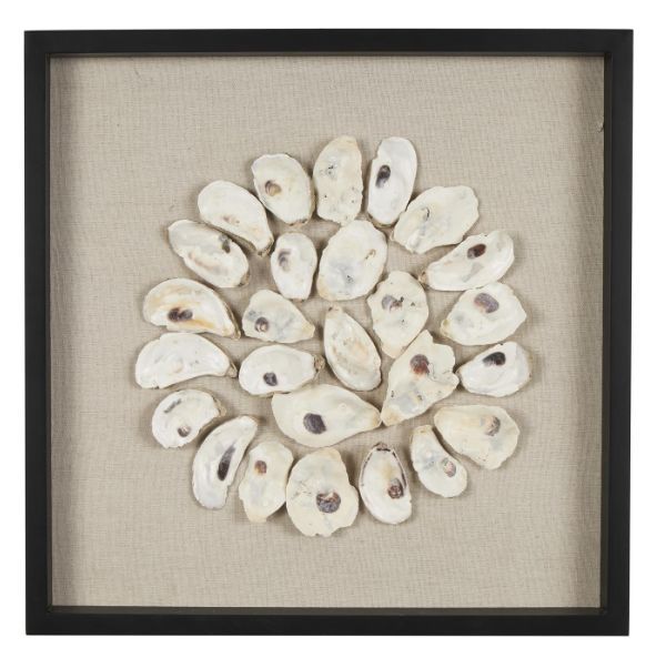 Deco Marche Cream Shell Wall Decor-0