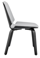 Armen Living Brinley Gray/Black Dining Chair-1