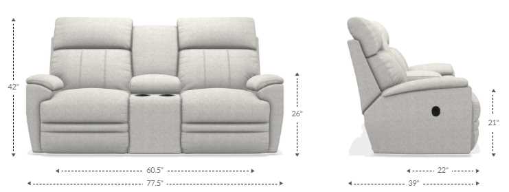 La-Z-Boy® Talladega Ivory Manual Reclining Loveseat with Console