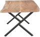 Porter International Designs Manzanita Natural Coffee Table with Black Y Base-2