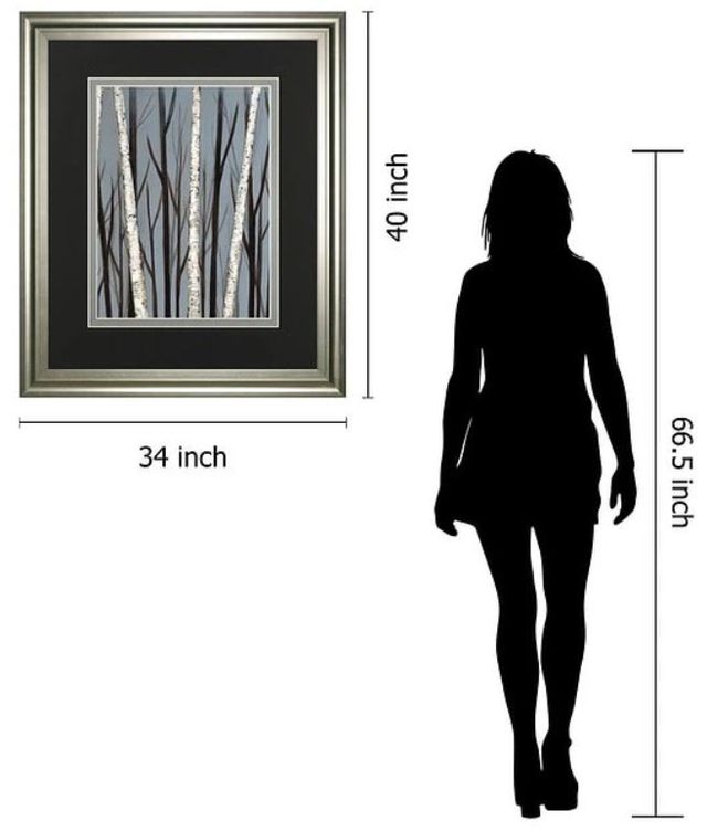 Classy Art Birch Shadows by Eve Wall Art-3