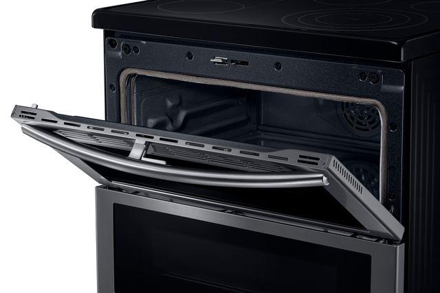 Samsung 30" Fingerprint Resistant Black Stainless Steel Free Standing Electric Range-2