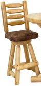 Best Craft Furniture Customizable 30" Swivel Bar Stool with White Cedar Frame-0