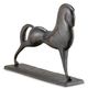 Currey & Company Assyrian Antique Green Bronze Horse-1