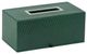 A & B Home Morelet Green Crocodile Tissue Box Cover-0
