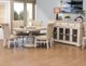 International Furniture Direct Bonanza Ivory Off-White Dining Table-2