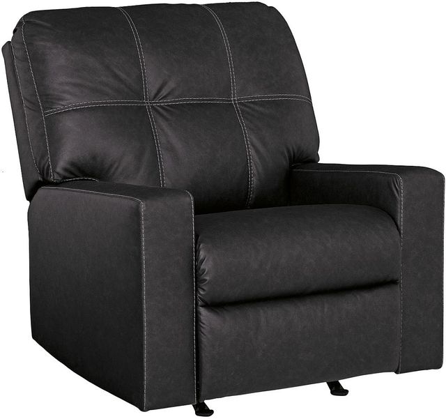 Benchcraft® Barlin Mills Carbon Manual Rocker Recliner-0