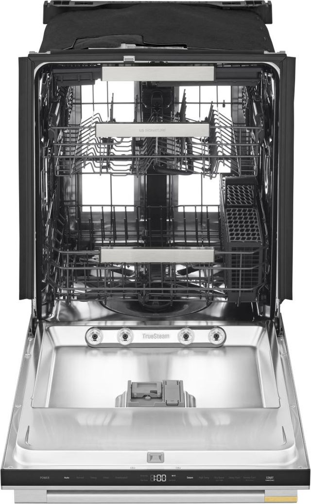 LG SIGNATURE Iconic Collection 24" Printproof™ Stainless Steel FlushFit™ Dishwasher with QuadWash® Pro-1
