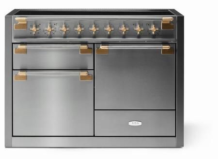 AGA Elise 48" Stainless Steel Freestanding Induction Range -0