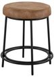 International Furniture Direct Frida Black/Orange Counter Stool-0